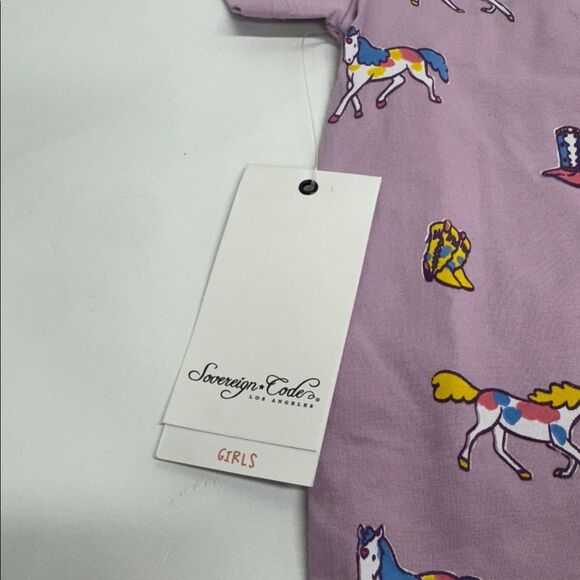 Sovereign Code Girls Top Lilac/Horses - Picture 6 of 6
